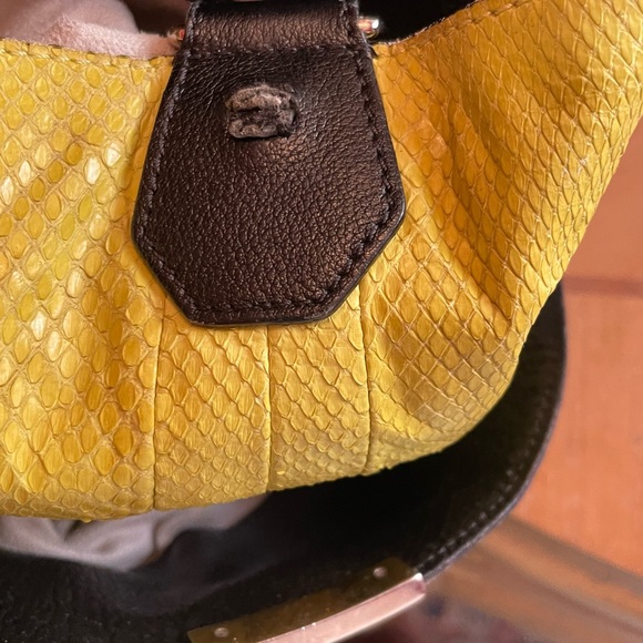 Jimmy Choo Python Snake Skin Bag - Picture 7 of 13